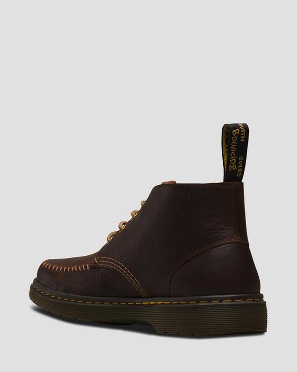 Dr Martens Pánské Polobotky Holt Hnědé, CZ-791305